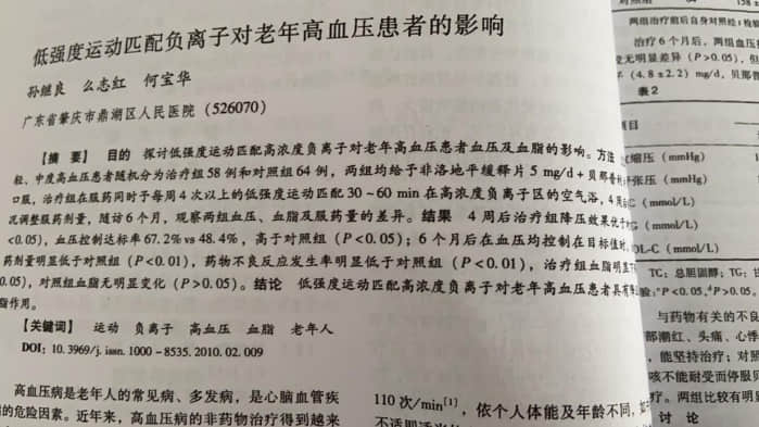高血壓已成“國民病”，負(fù)氧離子讓你免于高血壓困擾